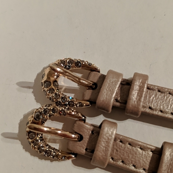 Swarovski Crystal Pave Leather Bracelet - Picture 4 of 7